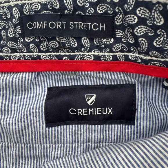 Lot of 2 Daniel Cremiuex Comfort Stretch Chino Shorts Mens 33 Beige Gray Cotton - Picture 4 of 12